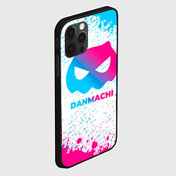 Чехол для iPhone 12 Pro Max DanMachi neon gradient style, цвет: 3D-черный — фото 2