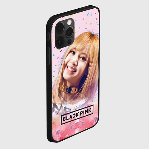 Чехол iPhone 12 Pro Max Lisa kpop / 3D-Черный – фото 2