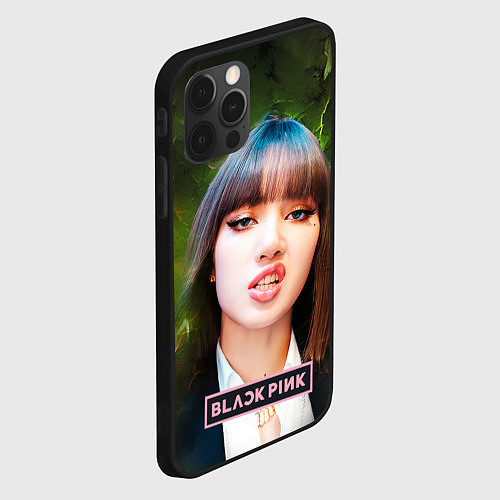Чехол iPhone 12 Pro Max Blackpink Lisa / 3D-Черный – фото 2