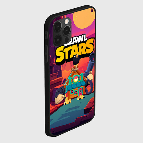 Чехол iPhone 12 Pro Max Brawlstars 8bit ghost / 3D-Черный – фото 2