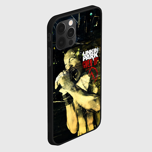 Чехол iPhone 12 Pro Max Linkin Park Given Up / 3D-Черный – фото 2