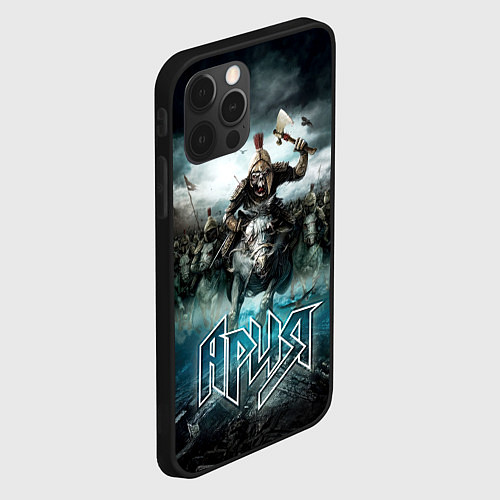 Чехол iPhone 12 Pro Max Ария Через все времена / 3D-Черный – фото 2