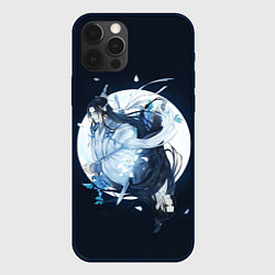 Чехол для iPhone 12 Pro Max Вэй и Лань, цвет: 3D-черный