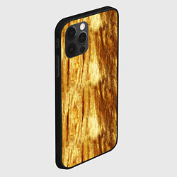 Чехол для iPhone 12 Pro Max Золотые переливы, цвет: 3D-черный — фото 2