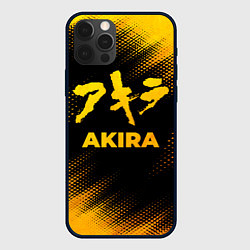 Чехол для iPhone 12 Pro Max Akira - gold gradient, цвет: 3D-черный