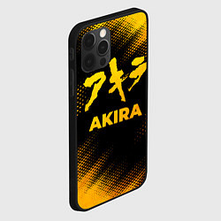Чехол для iPhone 12 Pro Max Akira - gold gradient, цвет: 3D-черный — фото 2