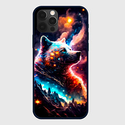 Чехол для iPhone 12 Pro Max Космический звездный медведь, цвет: 3D-черный