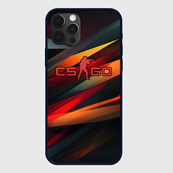 Чехол для iPhone 12 Pro Max CS GO abstract logo, цвет: 3D-черный