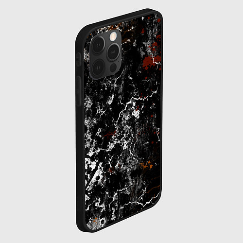 Чехол iPhone 12 Pro Max Граффити абстрактный рисунок / 3D-Черный – фото 2