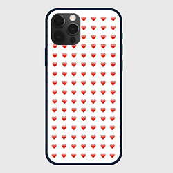 Чехол для iPhone 12 Pro Max Сердце эмодзи, цвет: 3D-черный