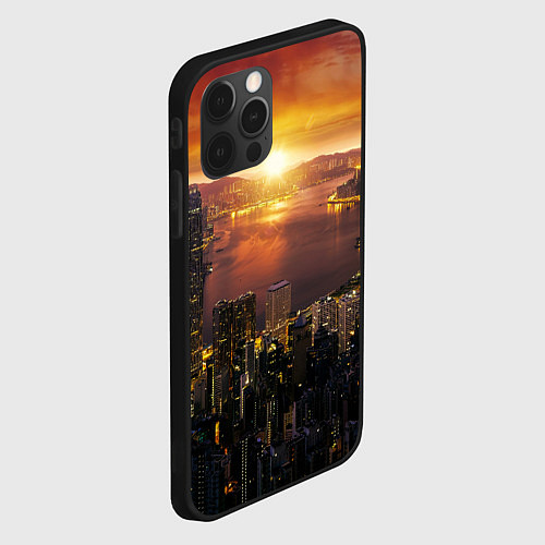 Чехол iPhone 12 Pro Max Китай - Гон конг / 3D-Черный – фото 2