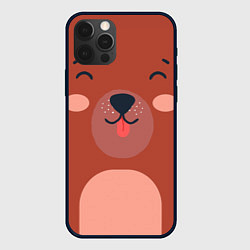 Чехол для iPhone 12 Pro Max Малаш медвежонок, цвет: 3D-черный