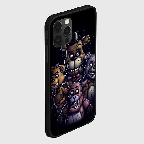 Чехол iPhone 12 Pro Max Five Nights at Freddys / 3D-Черный – фото 2