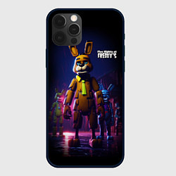 Чехол для iPhone 12 Pro Max Five Nights at Freddys horror, цвет: 3D-черный