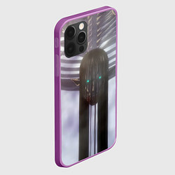 Чехол для iPhone 12 Pro Max Атака Титанов Eren Yaeger, цвет: 3D-сиреневый — фото 2