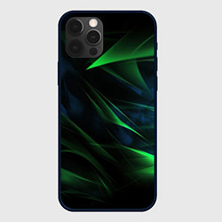 Чехол для iPhone 12 Pro Max Dark green background, цвет: 3D-черный