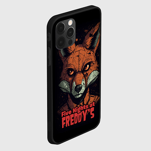 Чехол iPhone 12 Pro Max Five Nights at Freddys Mangle / 3D-Черный – фото 2