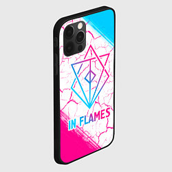 Чехол для iPhone 12 Pro Max In Flames neon gradient style, цвет: 3D-черный — фото 2