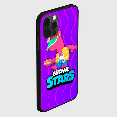 Чехол iPhone 12 Pro Max Doug Brawl Stars / 3D-Черный – фото 2