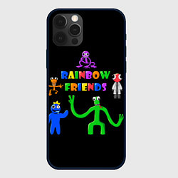 Чехол для iPhone 12 Pro Max Rainbow friends characters, цвет: 3D-черный