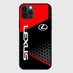 Чехол для iPhone 12 Pro Max Lexus - red sportwear, цвет: 3D-черный