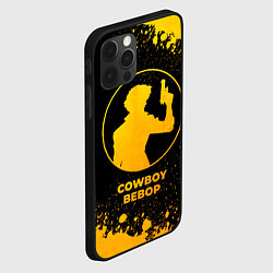Чехол для iPhone 12 Pro Max Cowboy Bebop - gold gradient, цвет: 3D-черный — фото 2