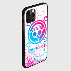 Чехол для iPhone 12 Pro Max One Piece neon gradient style, цвет: 3D-черный — фото 2