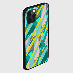 Чехол для iPhone 12 Pro Max Геометрически узор, цвет: 3D-черный — фото 2