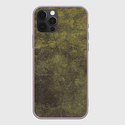 Чехол для iPhone 12 Pro Max Текстура - Dirty green, цвет: 3D-серый