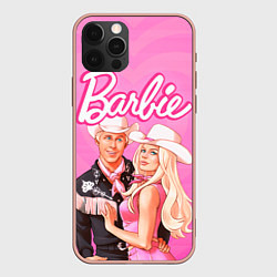 Чехол для iPhone 12 Pro Max Барби и Кен Фильм, цвет: 3D-светло-розовый