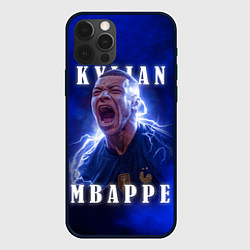 Чехол для iPhone 12 Pro Max Килиан Мбаппе сборная Франции, цвет: 3D-черный