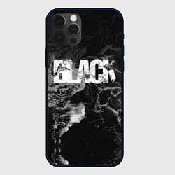 Чехол iPhone 12 Pro Max Black - abstract