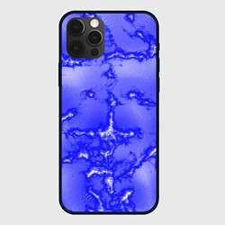 Чехол iPhone 12 Pro Max Темно-синий мотив