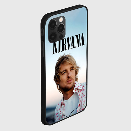 Чехол iPhone 12 Pro Max Тру фанат Nirvana / 3D-Черный – фото 2