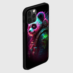 Чехол для iPhone 12 Pro Max Cyberpunk panda, цвет: 3D-черный — фото 2