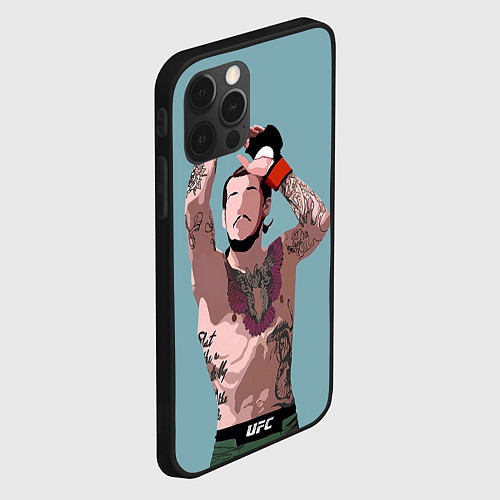 Чехол iPhone 12 Pro Max Suga sean omelly / 3D-Черный – фото 2