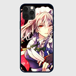 Чехол для iPhone 12 Pro Max Touhou Project Сакуя Izayoi, цвет: 3D-черный