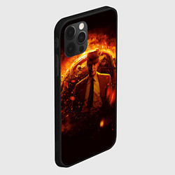 Чехол для iPhone 12 Pro Max Оппенгеймер и его детище, цвет: 3D-черный — фото 2