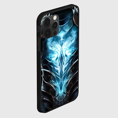 Чехол iPhone 12 Pro Max Магический доспех некроманта / 3D-Черный – фото 2