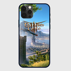 Чехол для iPhone 12 Pro Max Врата Балдура - Baldurs Gate 3, цвет: 3D-черный