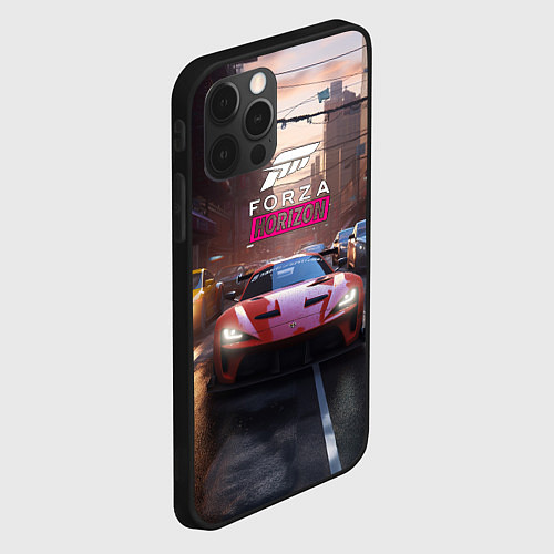 Чехол iPhone 12 Pro Max Forza Horizon street racing / 3D-Черный – фото 2