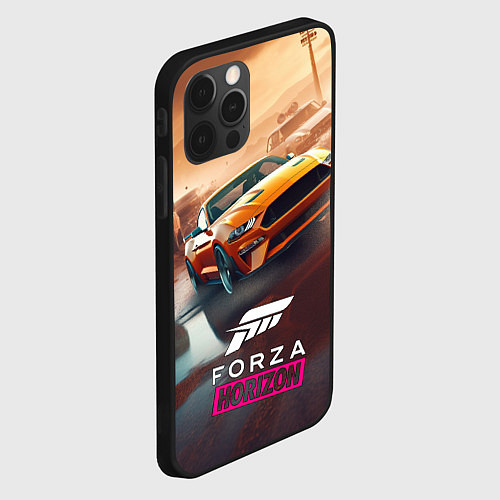 Чехол iPhone 12 Pro Max Forza Horizon race / 3D-Черный – фото 2