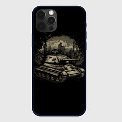 Чехол для iPhone 12 Pro Max Танк т54, цвет: 3D-черный