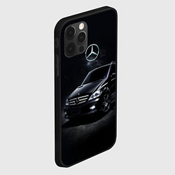 Чехол для iPhone 12 Pro Max Mercedes black, цвет: 3D-черный — фото 2