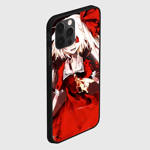 Чехол iPhone 12 Pro Max Touhou Project Flandre Scarlet / 3D-Черный – фото 2