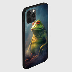 Чехол для iPhone 12 Pro Max Пепе лягушка, цвет: 3D-черный — фото 2