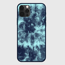 Чехол для iPhone 12 Pro Max Tie-Dye дизайн, цвет: 3D-черный