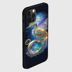 Чехол для iPhone 12 Pro Max Сверкающая птица удачи, цвет: 3D-черный — фото 2