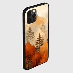 Чехол для iPhone 12 Pro Max Осенний лес в оранжевых тонах, цвет: 3D-черный — фото 2