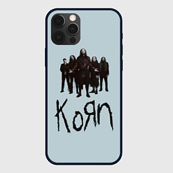 Чехол для iPhone 12 Pro Max Korn band, цвет: 3D-черный